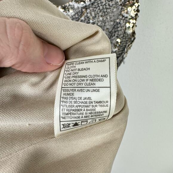 Cupcakes and Cashmere | Candice Snake Print Sequin Strappy Shift Mini Dress - Picture 11 of 11